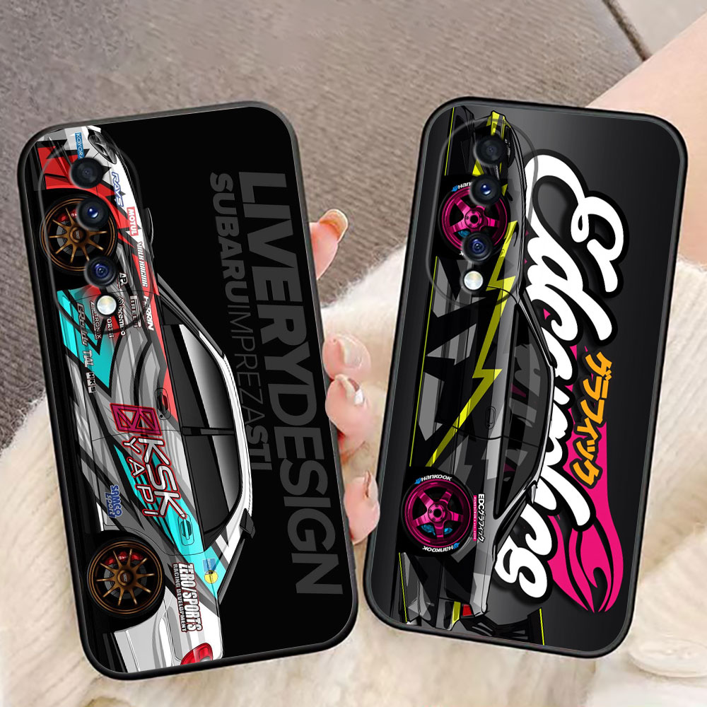 Vivo Y28 - Casing Ponsel Mobil Sport Tokyo JDM