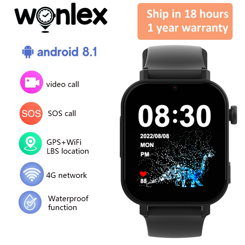 Fall Detection Watch - Wonlex KT36 4G Smart Watch Anak