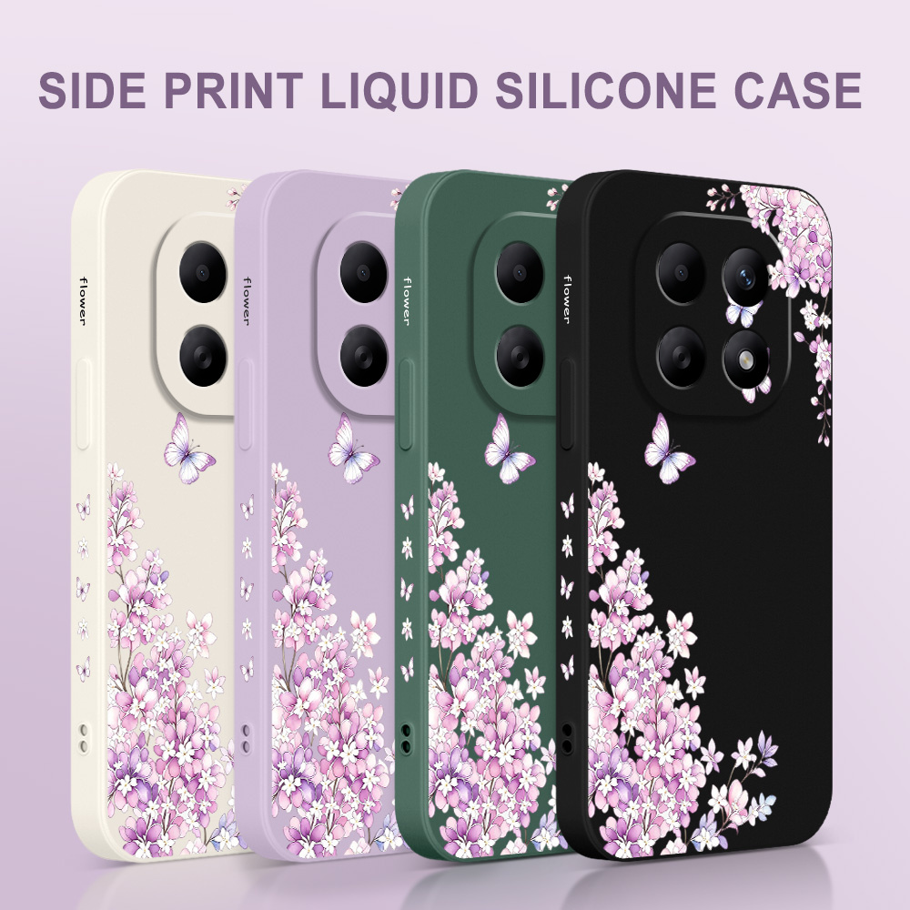Casing Ponsel Motif Bunga Viol - Xiaomi Redmi Note 13 ulasan dan harga
