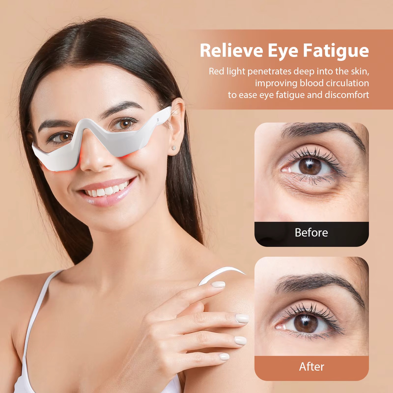 Kacamata Pijat Mata EMS Cahaya - Light Therapy Glasses ulasan dan harga