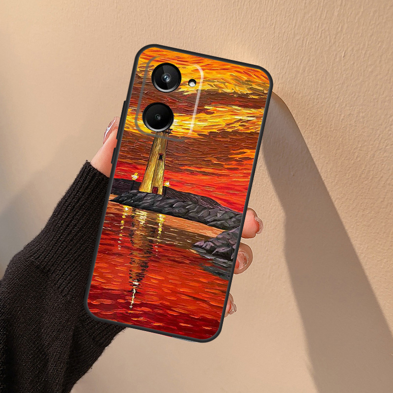 Casing dengan Motif Lukisan Mi - Realme C67 ulasan dan harga