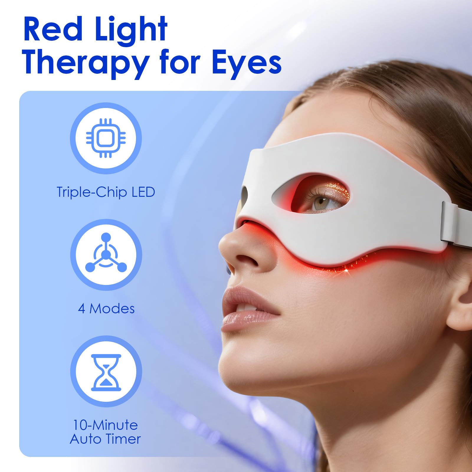 Alat Pijat Mata EMS Cahaya Mer - Light Therapy Glasses ulasan dan harga
